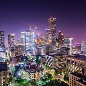 Houston,,Texas,,Usa,Downtown,City,Skyline.