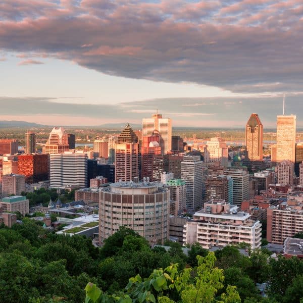 Panorama,Of,Montreal,At,Sunset.,Montreal,,Quebed,,Canada.