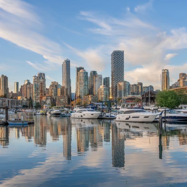 False,Creek,Marina,With,Downtown,Skyline, ,Vancouver,,British,Columbia,