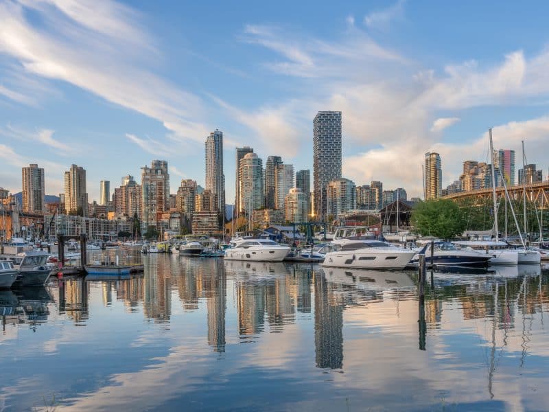False,Creek,Marina,With,Downtown,Skyline, ,Vancouver,,British,Columbia,